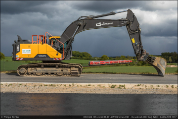 DB 6146 128-4 mit RE-D 14059 Bremen Hbf - Osnabrück Hbf Po in Belm