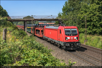 DB 6187 144-1 mit EZ 50808 Osnabrück Rbf Ors - Rehden-Wetschen in Widukindland
