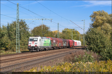 DB 6185 389-4 mit EZ 52029 Bremen Stahlwerke - Hagen-Vorhalle Einfahrgruppe in Belm