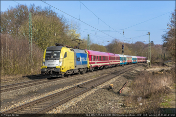 OLA 6182 525-6 mit DPF 1802 Hamburg-Altona - Köln Hbf in Vehrte
