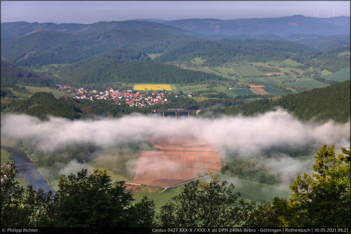 Cantus 0427 XXX-X / XXX-X als DPN 24066 Bebra - Göttingen in Rothenbach "Teufelskanzel" am 30.05.2021